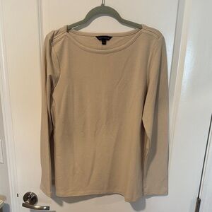 Banana Republic Classic Tan Long Sleeve Top